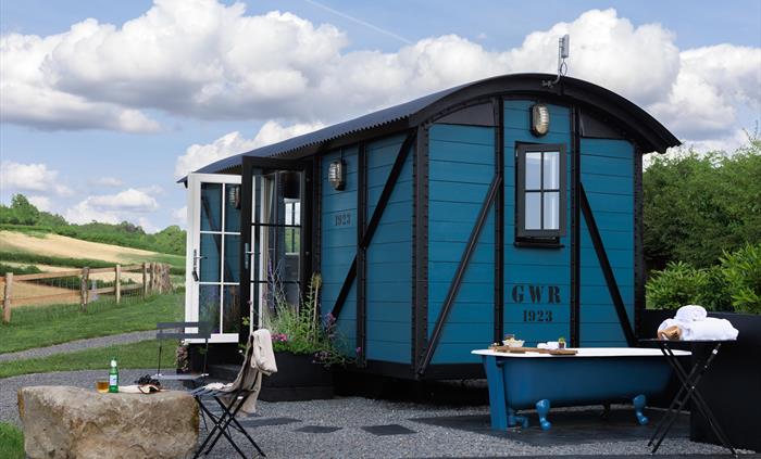 Converted Railway Wagons- Mid Wales